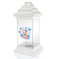 Znicz KAPLICZKA z KOLOROWYM nadrukiem na GRÓB Syna