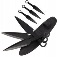 NÓŻ RZUTKA SHURIKEN NOŻE DO RZUCANIA ZESTAW 3 XXL + POKROWIEC CORDURA