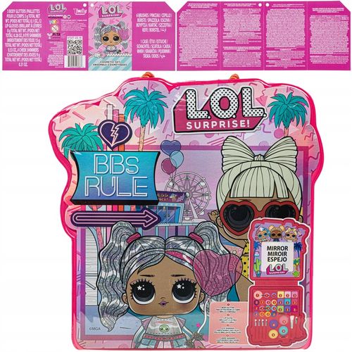 LOL SURPRISE! MEGA PALETA KOSMETYKÓW DO MAKIJAŻU W ETUI NA PREZENT + GRATIS na Arena.pl