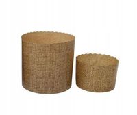 FOREMKI PAPIEROWE DO PIECZENIA babeczek Paschy Panettone mini 7x5cm 10szt