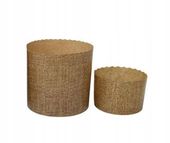 FOREMKI PAPIEROWE DO PIECZENIA babeczek Paschy Panettone mini 7x5cm 10szt