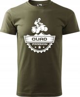 Męska Koszulka Prezent Urodziny dla Quad Passion