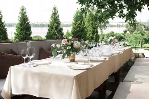 Obrus plamoodporny na stół świąteczny 150x250 na Arena.pl