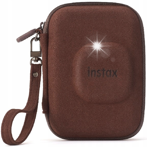 Pokrowiec INSTAX Mini Liplay Ciemny brąz zdjęcie 1