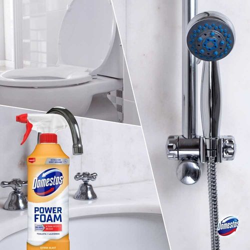 domestos power foam piana do mycia toalety i łazienki citrus blast 435ml na Arena.pl
