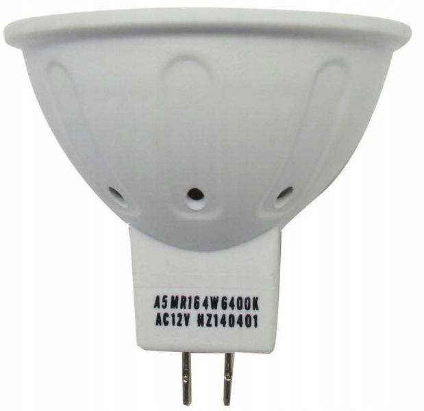 ŻARÓWKA DIODOWA MR16 6W-375lm ZIMNA/CIEPŁA 12V zdjęcie 3