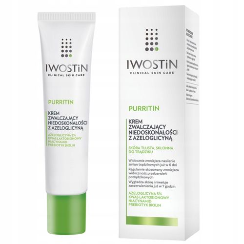 IWOSTIN PURRITIN KREM DO TWARZY DZIEŃ/NOC AZG NA NIEDOSKONAŁOŚCI DERMO na Arena.pl