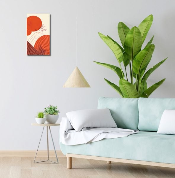 Obraz 20x40cm Ciepło Czerwieni zdjęcie 2