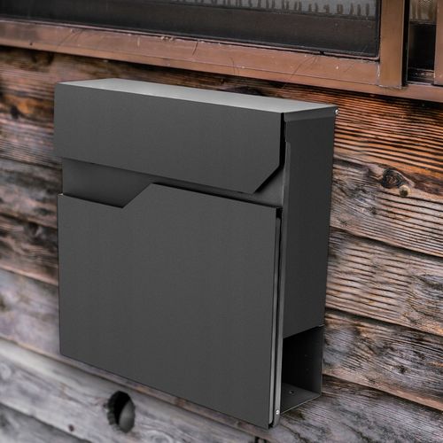 Skrzynka na Listy Gazety Pocztę Pocztowa Antracyt Duża Listowa A4 do Domu na Arena.pl
