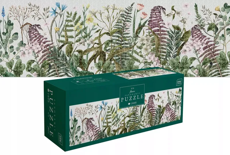 Puzzle panoramiczne 1000 elementów.  Flowers 4 zdjęcie 1