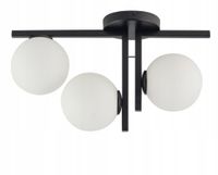 PLAFON LAMPA SIGMA ANDY 33286 CZARNY / BIAŁY
