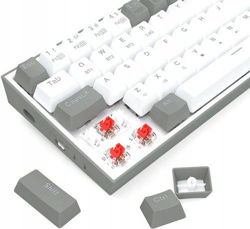 Klawiatura Redragon Castor Pro White-Gray na Arena.pl