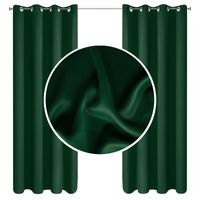 Zasłona gotowa na przelotkach Design91 140X250 PARISA zielony