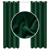 Zasłona gotowa na przelotkach Design91 140X250 PARISA zielony