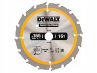 DeWALT tarcza piła do drewna 165mm 20mm 16z DT1948