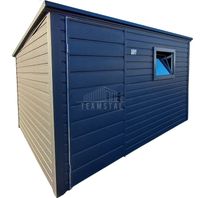 Schowek domek ogrodowy 3,5x2,5m Drzwi okno  dach spad w tył TS1052