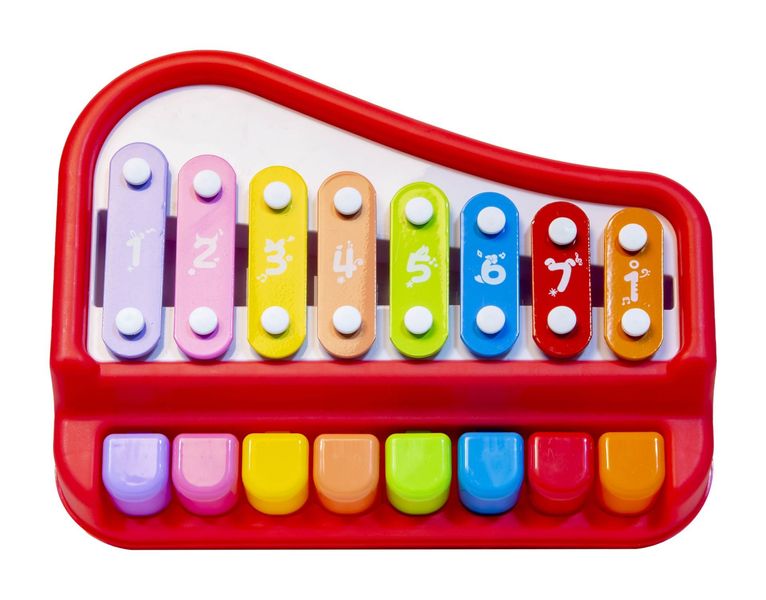 Edukacyjne organki, cymbałki czerwone zdjęcie 3