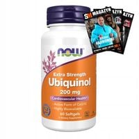 NOW FOODS UBIQUINOL Q10 200 MG 60 KAPS – WSPIERA SERCE I ENERGIĘ