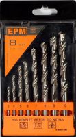 zestaw wierteł hss do metalu 3-10mm 8szt. - e-500-1208