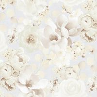 TAPETA KWIATY Z EFEKTEM 3D WINYLOWA NA FLIZELINIE OUTLET