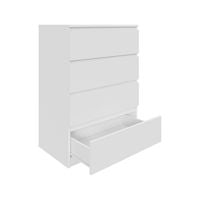 Komoda biała mat AVEN 70 cm z 4 szufladami różne kolory DARMOWA DOSTAWA
