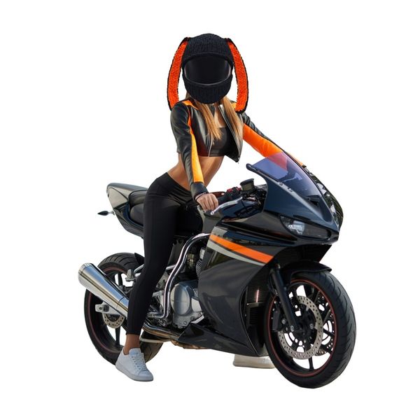 Czapka na kask Bunny Rider zdjęcie 3