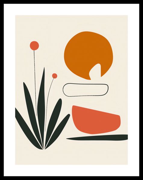 Plakat 60x80cm Abstrakcyjny Zen zdjęcie 3
