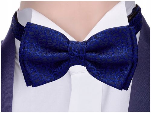 MUSZKA + PUDEŁKO Żakardowa Mucha Męska do Koszuli z Mikrofibry GREG na Arena.pl