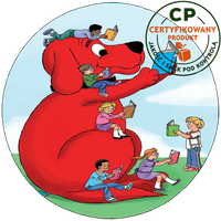 Opłatek na tort Clifford - Wielki Czerwony Pies