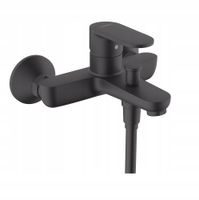 Bateria wannowa jednouchwytowa ścienna Hansgrohe Vernis Blend czarny