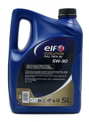 OLEJ SILNIKOWY ELF 5W30 FULL-TECH FE 5L na Arena.pl