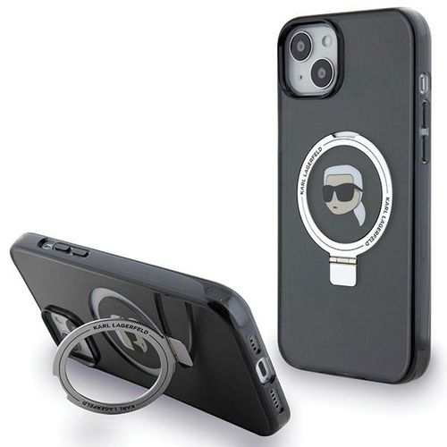 Etui Karl Lagerfeld do iPhone 15, iPhone 14, iPhone 13, Czarny, MagSafe na Arena.pl