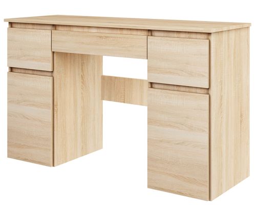 biurko MEGAN B1 DĄB SONOMA duże szkolne młodzieżowe pod laptop na Arena.pl