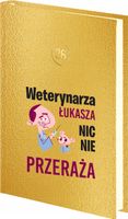 PLANER weterynarza nadruk tygodniowy KALENDARZ KSIĄŻKOWY A4 złoty srebrny