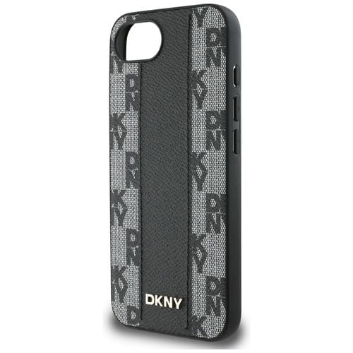 etui dkny leather checkered mono pattern magsafe do iphone 16e czarny na Arena.pl