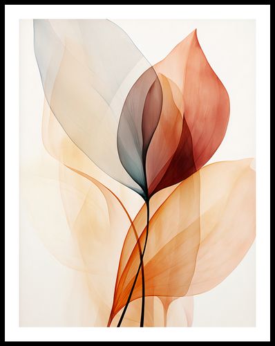 Plakat 50x65cm Eteryczne Liście na Arena.pl