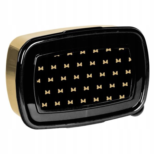 TORNISTER PLECAK SZKOLNY CZARNY ZŁOTY JEDNOROŻEC PIÓRNIK TUBA BIDON 5EL zdjęcie 7