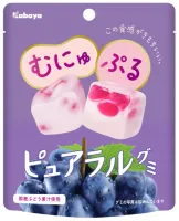 Żelki winogronowe Gummy Grape Munyu Puru Pureal 58g - Kabaya