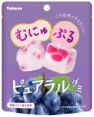 Żelki winogronowe Gummy Grape Munyu Puru Pureal 58g - Kabaya