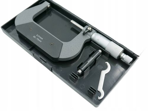 MIKROMETR ŚRUBA MIKROMETRYCZNA MIKROMIERZ ANALOGOWY ZEWNĘTRZNY 50-75 MM na Arena.pl