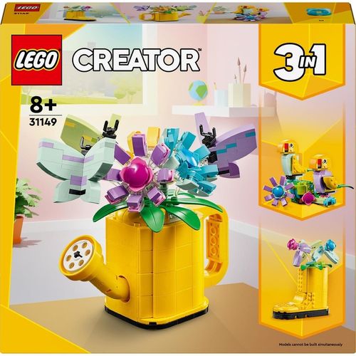 PREZENT LEGO DLA 8+ LATKI Creator 31149 Kwiaty w konewce + TORBA LEGO na Arena.pl