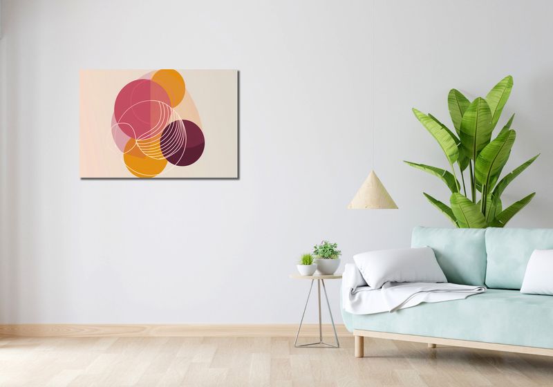 Obraz 90x60cm Przenikanie Ciepła zdjęcie 2