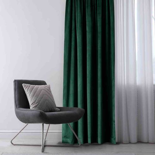 CURT/AH/VELVET/EYELETS/D.GREEN/N/140X270/1PC na Arena.pl