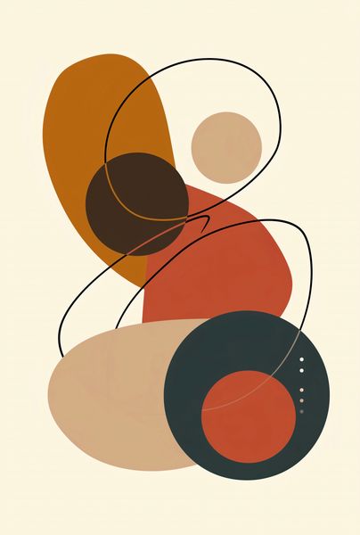 Plakat 68x101cm Geometria Harmonii zdjęcie 1