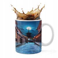 KUBEK CERAMICZNY 330ML DRUK - JAPONIA ZABYTEK WIDOKI PIĘKNE