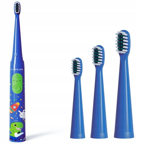 SZCZOTECZKA SONICZNA DLA DZIECI ELEKTRYCZNA DO ZĘBÓW 3 TRYBY 4 KOŃCÓWKI na Arena.pl