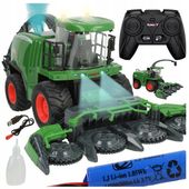 Zdalnie Sterowany Kombajn Ruchome Elementy Świeci DYM Prezent dla 5 6 Latka