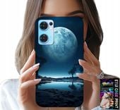 ETUI DO OPPO RENO7 5G - PEŁNIA KSIĘŻYCA KSIĘŻYC FUTERAŁ + FOLIA