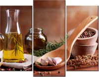 70 90CM OBRAZ 3 ELEM AROMATYCZNA OLIWA OLIWEK ŚCIENNY DRUK PŁÓTNO