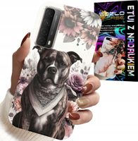 ETUI DO HUAWEI P SMART 2021 - PITBULL GROŹNE PSY FUTERAŁ PLECKI CASE